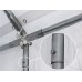 GAZEBO 10x4 ZINCATO PVC IMPERMEABILE - SERIE RINFORZATA COMPLETO - BIANCO